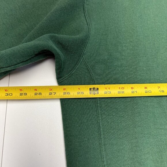 Vintage Russell Athletic Hoodie Sweatshirt Mens XXL 26.5x28 Cut Short Sleeve Y2K - Picture 8 of 9